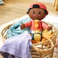thumbnail image 5 of Playskool Dressy Kids Doll with Black Hair and Hat, Activity Plush Toy with Zipper, Shoelace, Button, for Kids Ages 2 and Up ( Exclusive), 5 of 7