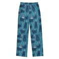 thumbnail image 2 of FORMRS Kids Pajama Pants with Pockets Size 11-12Y Boys Lounge Sleep Bottoms, Blue Forest Cat Pattern, 2 of 8