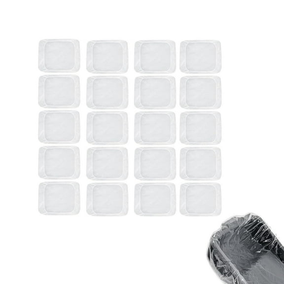 QZS Disposable Paint Roller Tray Liners,20Pack Portable Paint Tray Liners for House,Durable Paint Roller Kit for 35.4x23.6In Tray