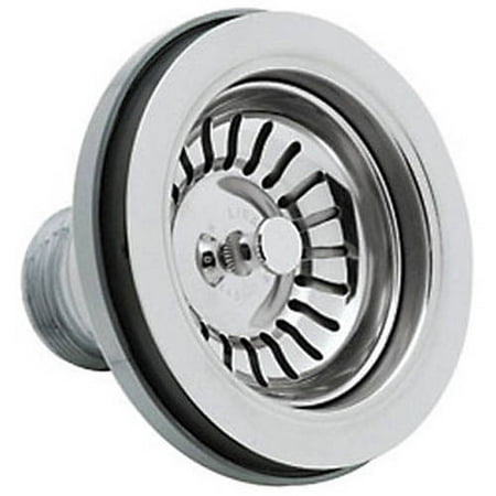 Rohl 733APC Perrin and Rowe Basket Strainer less Pop-Up, Polished Chrome