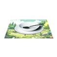 thumbnail image 3 of Forest People 12×18 inch Placemats Heat Resistant Washable Foldable Rectangular Placemats Set Decoration Indoor Outdoor for Kitchen Dining Table 4PCs, 3 of 8