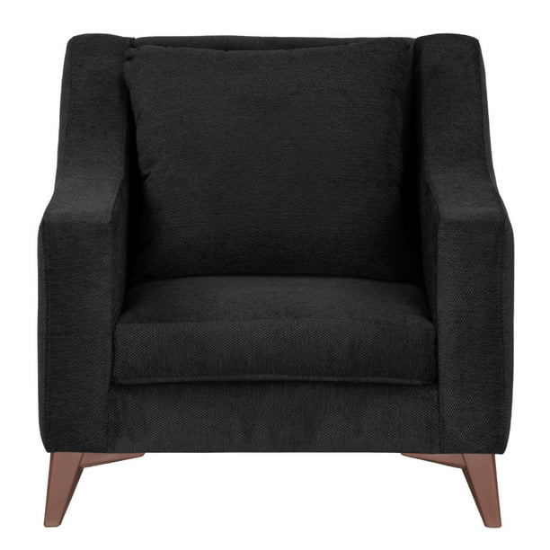 Sillón Dicasa Lanson 1 Plaza Negro para Sala