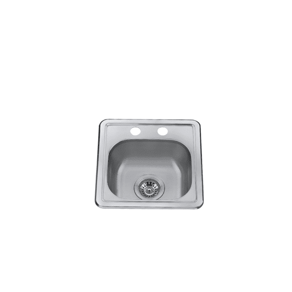 15 inch Drop-in Bar Kitchen Stainless Steel Sink with Strainer