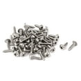 thumbnail image 1 of Unique Bargains Vis à Tête Plate en Acier Inoxydable Phillips 3mmx12mm 50 Pcs, 1 of 1