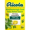 Ricola Refreshing Lemon Mint with Vitamin C - Sugar Free Swiss Herbal Sweets 45g (Pack of 3)