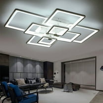 Modern LED Ceiling Light Dimmable Pendant Lamp Living Room Chandelier Fixture 176W 41.73*30.71in for Bedrooms, Dining Rooms, Living Rooms