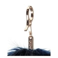 thumbnail image 2 of CC Fox Faux Fur Cell Phone Purse Key Chain, Navy, 2 of 2