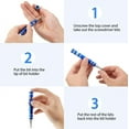 thumbnail image 4 of Djiypn 8 in 1 Mini Screwdriver Set Small Screwdrivers Pen Magnetic Repair Tools, Compact Gadgets Computer Eyeglasses Home Improvement (Blue), 4 of 9