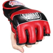 Combat Sports Traditional MMA Fight Gloves XLarge Black / Red