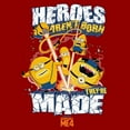thumbnail image 2 of Women's Despicable Me 4 Mega Minions Heroes Aren't Born They're Made  Graphic T-Shirt, 2 of 4