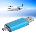 thumbnail image 4 of Unidad Flash USB Portátil De Metal De 128 GB, Plug In And Stay, Expansión De Almacenamiento Para Fotos, Vídeos, Música, Adaptador Micro USB Tipo C, Disco U Para Trabajo Escolar, 4 of 7