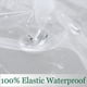 thumbnail image 4 of Mantel de plástico transparente de 54 x 108 pulgadas, 100% impermeable, a prueba de aceite, mantel de PVC de vinilo a prueba de derrames, protector de mantel rectangular lavable para mesa de comedor, uso en exteriores e interiores ER, 4 of 5