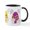 White/Black Inside, variant on CafePress - Easter Bunny Eggs Mug - 11 oz Ceramic Mug - Novelty Coffee Tea Cup