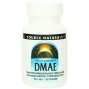 DMAE Tabs 351 mg - 50 Tablets by Source Naturals