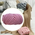 thumbnail image 6 of 250G Chunky Yarn Arm Knitting Yarn Length 787inch Crocheting Soft DIY Washable Tube Giant Yarn Jumbo Tubular Yarn Bulky Yarn for Craft Weave Bean Paste, 6 of 9