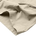 thumbnail image 2 of EOYWHK Mens Cargo Shorts Quick Dry with Pockets Elastic Waist Cargo Shorts for Men Relaxed Fit Soft Lightweight Breathable for Beach White, Size XXXXXL, 2 of 9