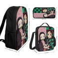 thumbnail image 2 of Kamado Nezuko Backpack 3 Piece Set Travel Daypack Combination, Back to School Gifts, 2 of 8