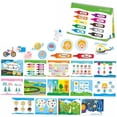 thumbnail image 1 of Kids Matching Game Puzzle Juguete 15 Niñas Regalos Forma Reutilizable Brain Teaser Carpeta de actividades para Sunnimix Libro ocupado de los niños, 1 of 7