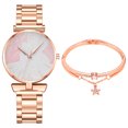 thumbnail image 1 of Montre Femme Mode Horloge Acier Inoxydable Décontractée Robe Poignet Cristal, 1 of 9
