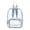 Clear w/ Denim Trim, variant on Clear Fashion Dome Framed Backpack, Denim