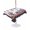 Red, White, Royal Blue, Gold, variant on Outdoor Tablecloth with Umbrella Hole for Patio/Picnic/Party/Camping, Independence Day Waterproof Table Cloth Rectangle Table Cover Washable, American Flag Star Floral Beige Rustic (52"x 70")