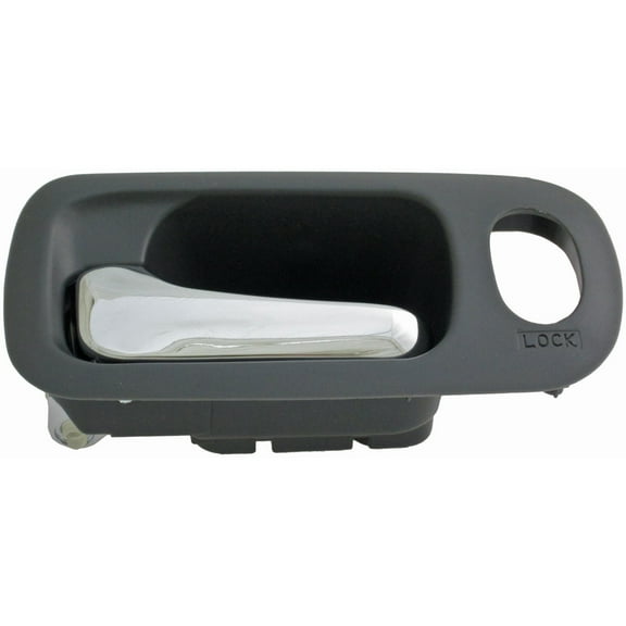 Dorman 92690 Front Driver Side Interior Door Handle for Specific Honda Models, Chrome; Gray
