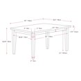 thumbnail image 3 of CorLiving New York Washed Grey Counter Height Dining Set, 5pc, 3 of 9