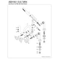 thumbnail image 6 of Kingston Brass AE8101RX Belknap 7" Center Deck-Mount Clawfoot Tub Faucet with Hand Shower, Polished Chrome, 6 of 6