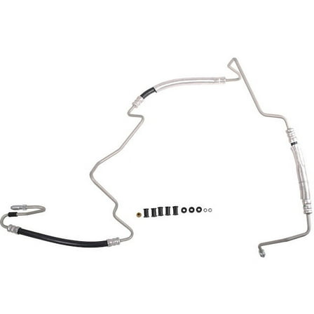 Power Steering Pressure Line Hose Assembly - Compatible with 2008 - 2010 Dodge Grand Caravan 2009