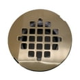 thumbnail image 4 of Westbrass D206B-LAS-01 4-1/2" OD Swedge-Lock Shower Drain with Grid Cover, Polished Brass, 4 of 4