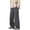 c-341Grey1388, variant on PIMSSY Men Casual Pants Utility Joggers High Waist Loose Straight Leg Wide Trousers Autumn Male Breathable Solid Color Slacks