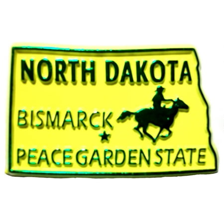 

North Dakota the Peace Garden State Souvenir Fridge Magnet