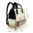 thumbnail image 2 of Disketp New York Mochila de Pañales de Gran Capacidad con Múltiples Bolsillos, Mochila de Viaje Multifuncional para Bebé, Unisex, Moderna y Resistente, 2 of 6