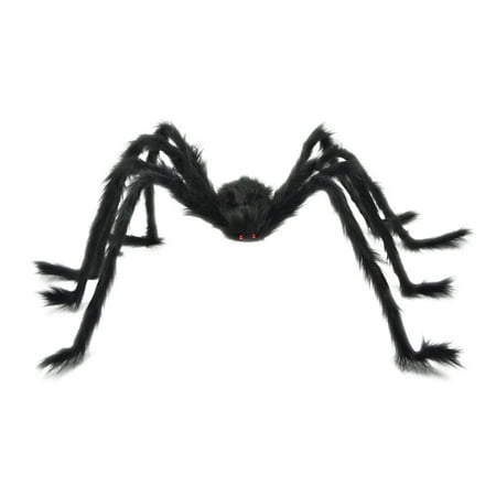Way To Celebrate Halloween Hairy Spider, Black, 50