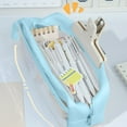 thumbnail image 6 of Hvmvliv Mesh Pencil Case Pen Bag Clear Case, Marker Pouch Multifunction Organizer Box Transparent Makeup Bag, PVC Material, 21x9x7cm, 6 of 9