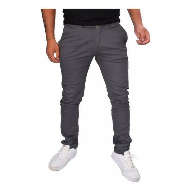 Pantalón Skinny De Hombre Gabardina Stretch