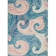 thumbnail image 2 of Nourison Jubilant Floral Blue 5'3" x 7'3" Area Rug, (5x7), 2 of 8