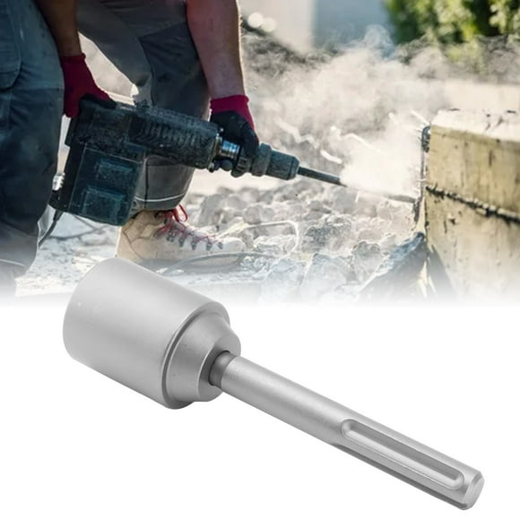 Shank T Post Driver Attachment, 5 Pits T Post Driver And Hammer Drill Capability 20cm Length, Save Time Shank Steel Fence Post Driver For Making Fence Post Driving A Breeze