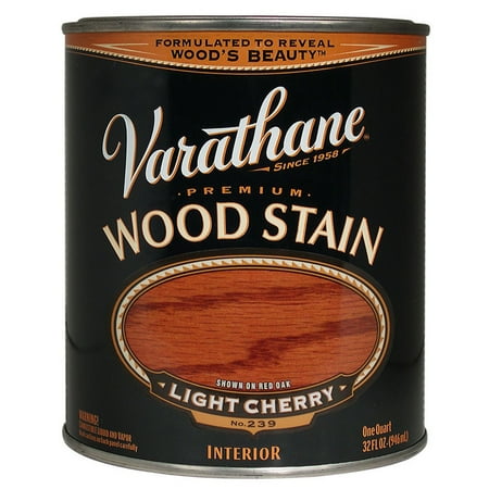 Varathane 211720h 1 Quart Light Cherry Varathane Premium Wood Stain