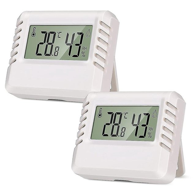 Termómetro Digital Lcd Compatible con uso interior Mini termómetro de habitación termohigrómetro medidor de humedad Compatible con L