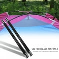thumbnail image 2 of Kritne Camping Tent Pole,4M Fiberglass Camping Tent Pole Bars Outdoor Support Rods Awning Frames Kit , Fiberglass Tent Pole, 2 of 7