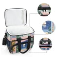 thumbnail image 6 of FORMRS Insulated Cooler Bag 24 Cans Capacity Soft Leakproof Lunch Box with Side Pockets, Colorful Seaside, 6 of 7
