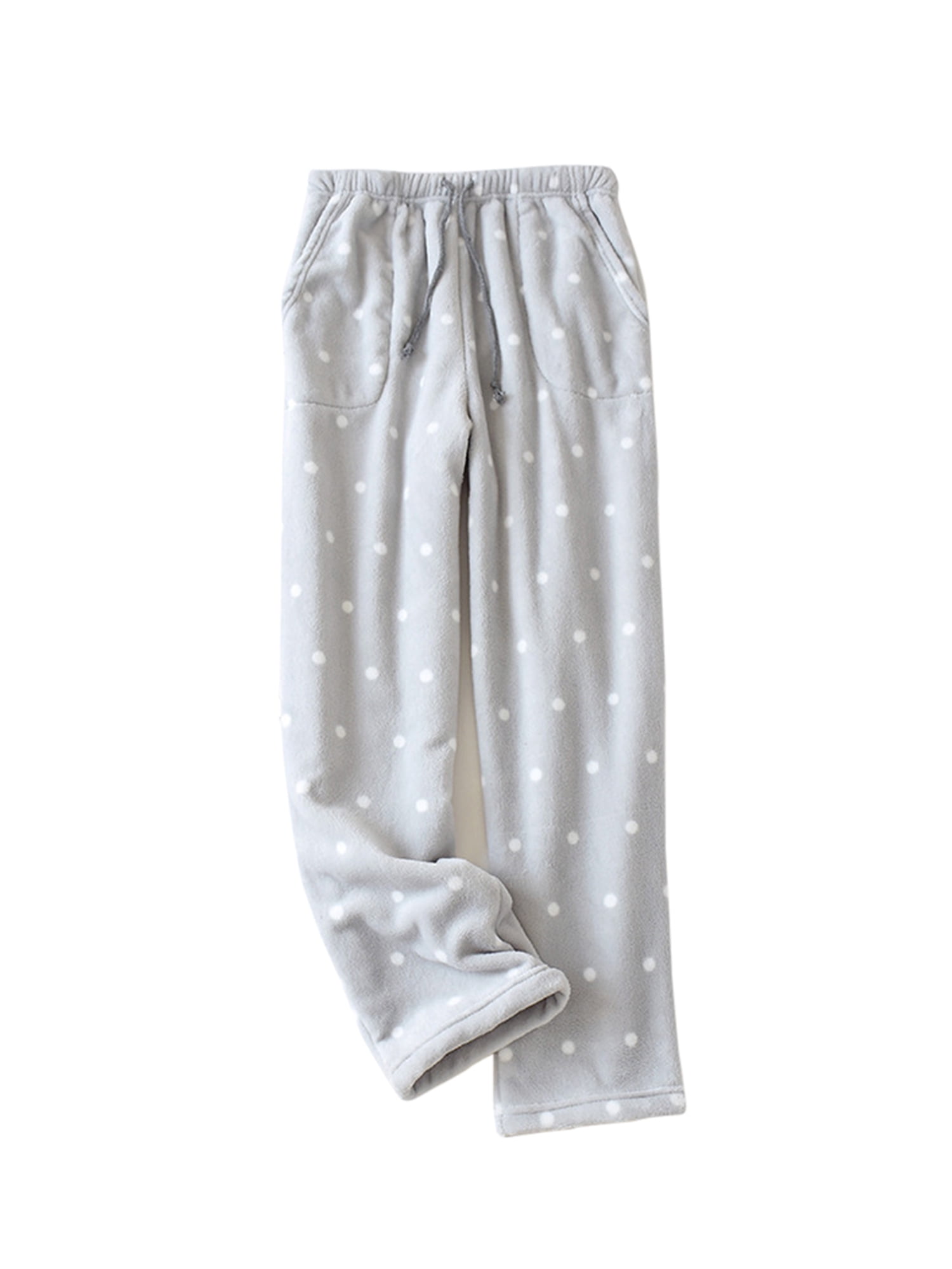 Women's Soft Plush Lounge Sleep Pyjama Loose Pants Fleece Winter Warm Sleepwear 