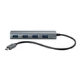 thumbnail image 3 of Monoprice 4 Port USB-C Hub - Aluminum, SuperSpeed Transfer Rates, Compatible With Apple MacBook, Google Chromebook & More, 3 of 6