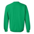 thumbnail image 5 of Gildan Fleece Sweatshirt of Irish Green, 8 Oz Heavy Blend 50/50 Cotton/polyester for Unisex | Casual Crewneck Pullover, Pack of 2 Size-2XL, 5 of 5