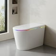 thumbnail image 2 of Smart Bidet Toilet Seat with Heated Seat, Self-Cleaning Nozzle, Foam Shield, Automatic Lid, LED Display & Remote Control– Ideal for Kids and Adults, 2 of 7