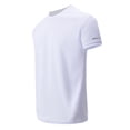 thumbnail image 5 of Homeyce Men's UPF 50+ Swim Shirts Short Sleeve UV Sun Protection Rash Guard T-Shirt Quick Dry Water Surfing Beach Tees,White 2XL, 5 of 5
