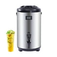 thumbnail image 4 of 12h Insulated Beverage Dispenser, 12L/ 3.17Gallon Large Capacity Stainless Steel Insulated Drink Dispenser with Spigot and Thermometer for Coffee & Tea, Hot and Cold Drink -30℃~150℃, 4 of 16