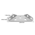 thumbnail image 2 of CRAFTHROU 10Pcs Stainless Steel Corner Connector for Shelves Support, 2 of 8