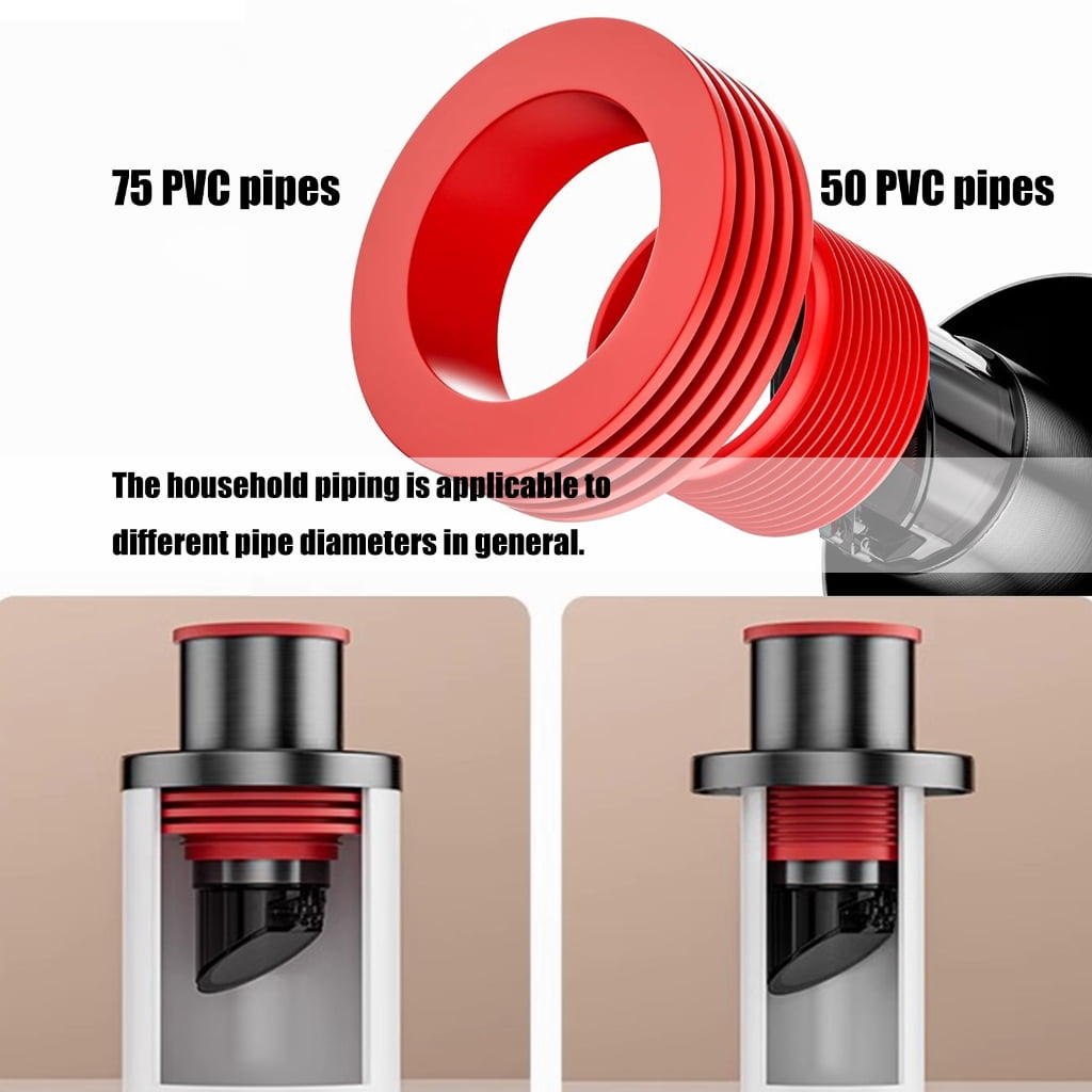 WINDLAND Sewer Pipe Seal Rings Sealing Cover Washer Drain Hose Seal Plug Easily Install